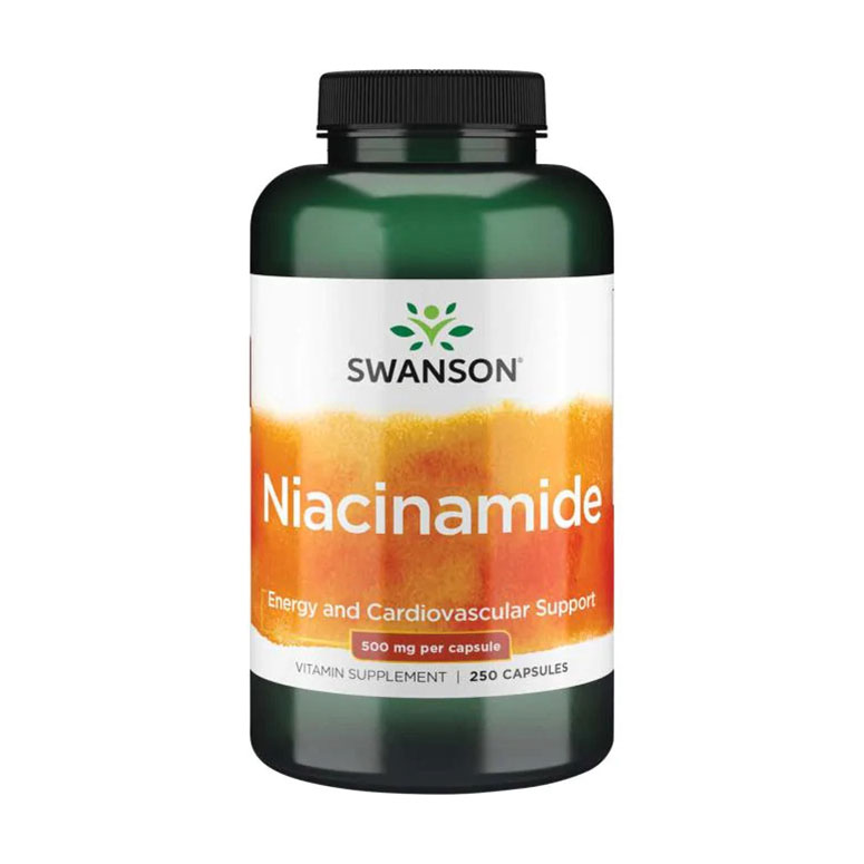 Ніацинамід Swanson Niacinamide 500 мг, 250 капсул